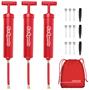 GoSports Ball Inflation Pump 3 Pack Travel Bag