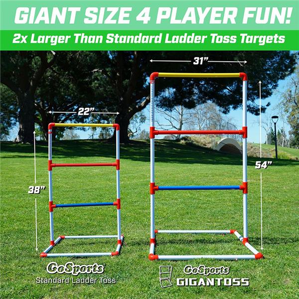 GoSports Gigantoss Ladder Toss Set Playground Equipment and Gear