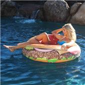 GoFloats Cheeseburger Pool Float Party Tube