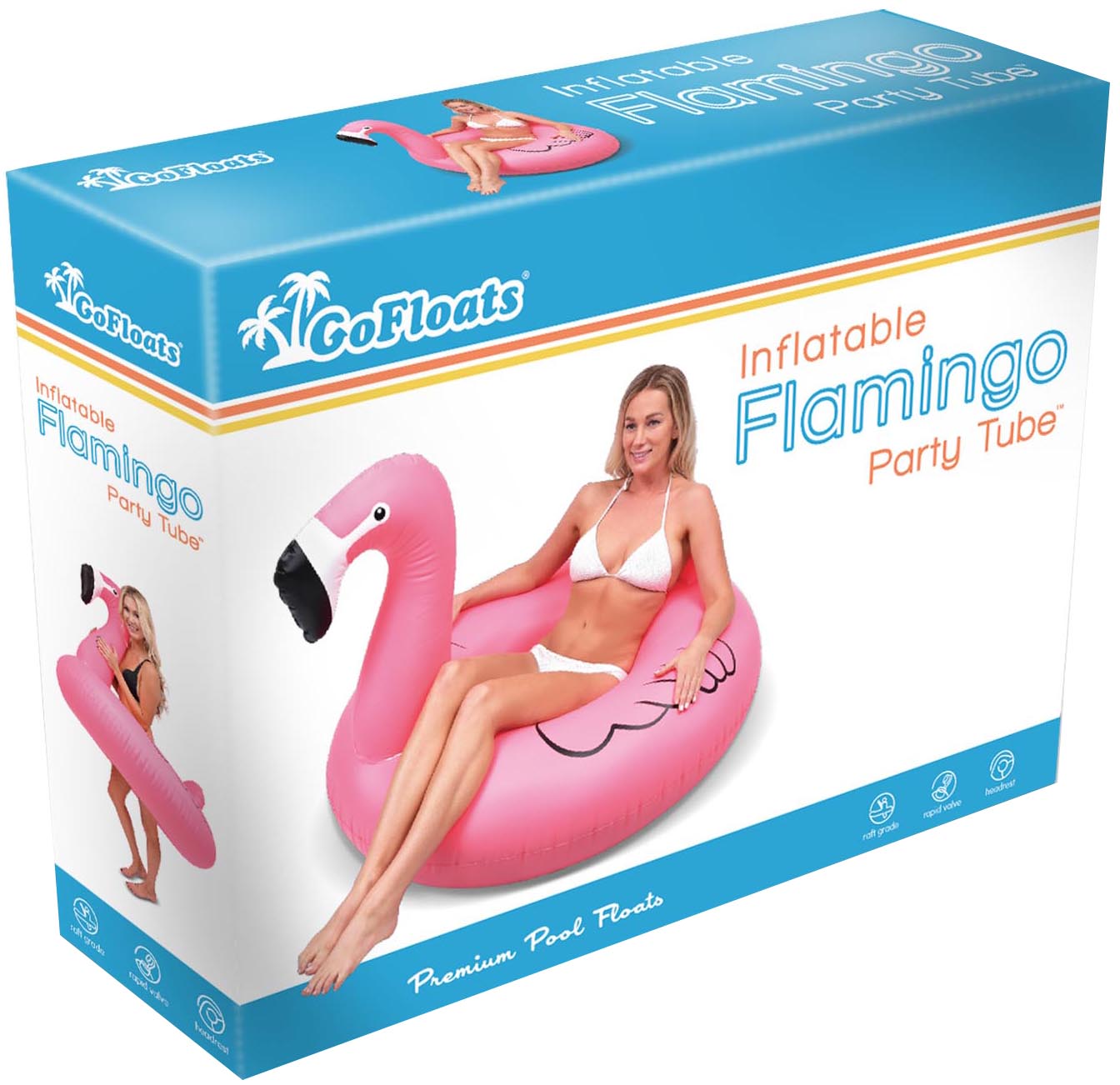 flamingo float tube