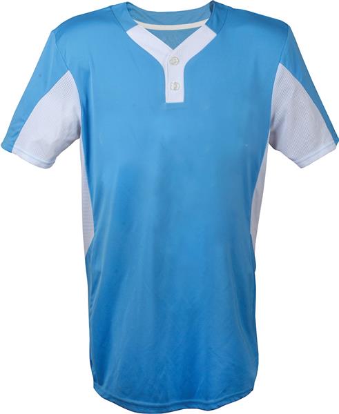 Martin Sports Two Button JERSEY-ADULT-MEDIUM-COLUMBIA Blue/White