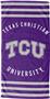 Northwest NCAA TCU "Stripes" Beach Towel