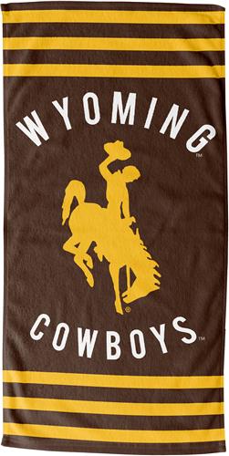 Northwest NCAA Wyoming "Stripes" Beach Towel
