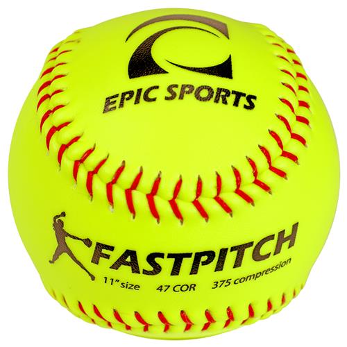 11" Fast Pitch Practice Softballs (1Dozen) Baseball Equipment & Gear