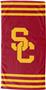 Northwest NCAA USC "Stripes" Beach Towel