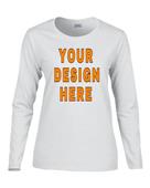 Custom Designed Ladies Long Sleeve T-Shirts Custom Designed Ladies Long Sleeve T-Shirts