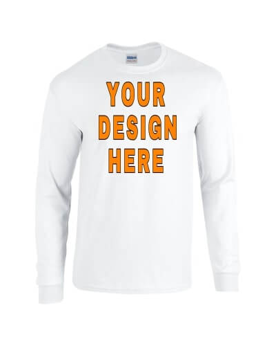 Custom Designed Long Sleeve T-Shirts. Free shipping.  Some exclusions apply.