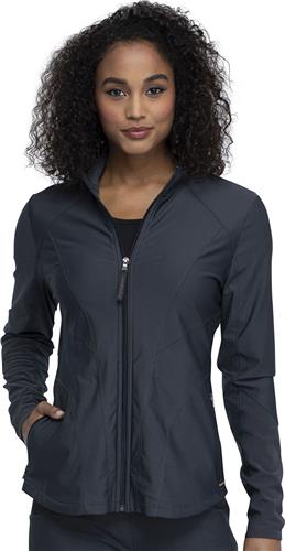 E146125 Cherokee Form Womens Zip Front Scrub Jacket e146125-cherokee-form-womens-zip-front-scrub-jacket