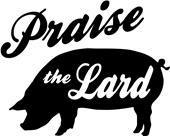 Epic Ladies Praise the Lard V-Neck Graphic T-Shirts