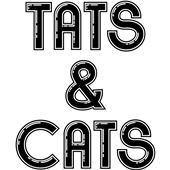 Epic Ladies Tats & Cats V-Neck Graphic T-Shirts