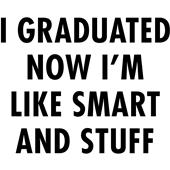 Epic Ladies I Graduated V-Neck Graphic T-Shirts