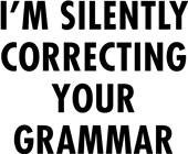 Epic Ladies Grammar Correct V-Neck Graphic T-Shirts