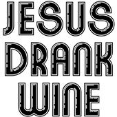 Epic Ladies Jesus Drank Wine V-Neck Graphic T-Shirts
