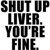 Epic Ladies Shut Up Liver V-Neck Graphic T-Shirts