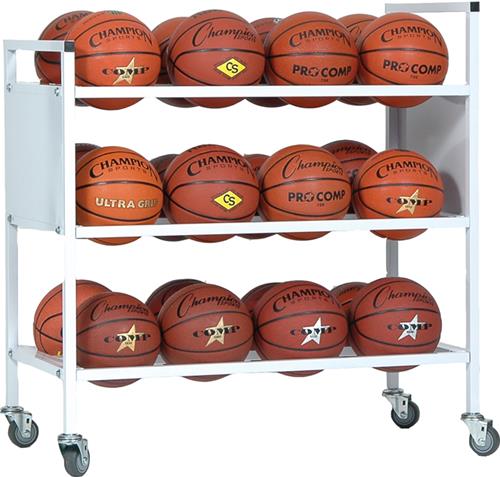 Champion Sports Double Wide Ball Carts
