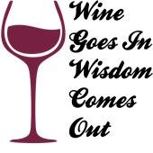 Epic Ladies Wine Goes In V-Neck Graphic T-Shirts