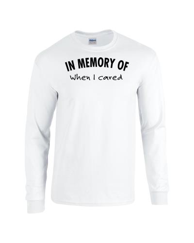 Epic In Memory Of Long Sleeve Cotton Graphic T-Shirts. Free shipping.  Some exclusions apply.