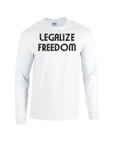 Epic Legalize Freedom Long Sleeve Cotton Graphic T-Shirts