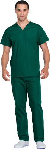 Cherokee Workwear Unisex Top & Pant Scrub Set. Embroidery is available on this item.