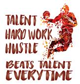 Epic Ladies Hard Work V-Neck Graphic T-Shirts