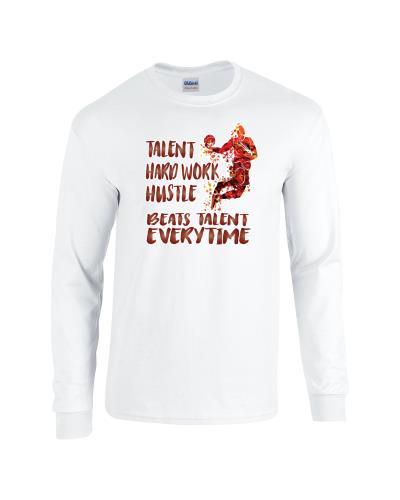 Epic Hard Work Long Sleeve Cotton Graphic T-Shirts. Free shipping.  Some exclusions apply.