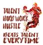 Epic Hard Work Long Sleeve Cotton Graphic T-Shirts
