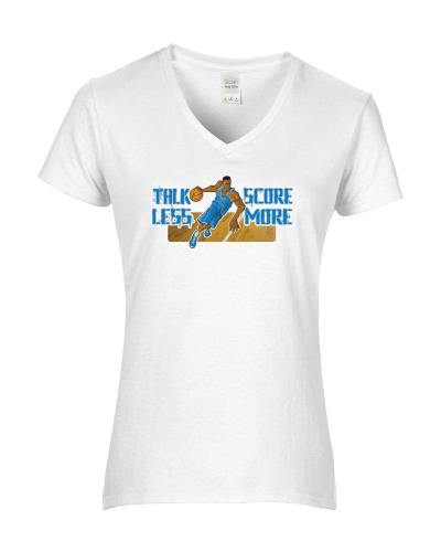 Epic Ladies Talk Less V-Neck Graphic T-Shirts. Free shipping.  Some exclusions apply.
