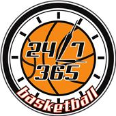 Epic Ladies 24/7/365 BBall V-Neck Graphic T-Shirts