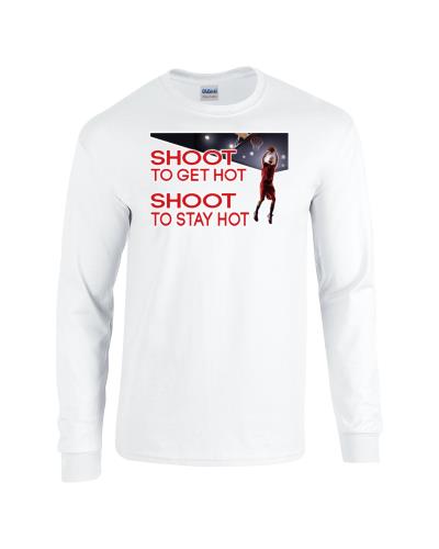 Epic Shoot to Get Hot Long Sleeve Cotton Graphic T-Shirts