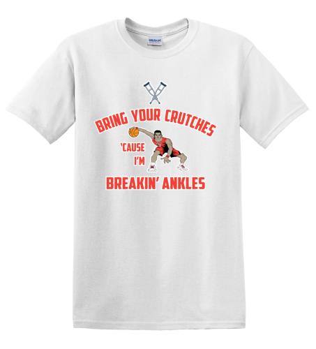 Epic Adult/Youth Bring Crutches Cotton Graphic T-Shirts. Free shipping.  Some exclusions apply.