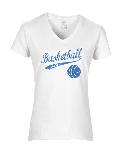 Epic Ladies BBall Legend V-Neck Graphic T-Shirts. Free shipping.  Some exclusions apply.