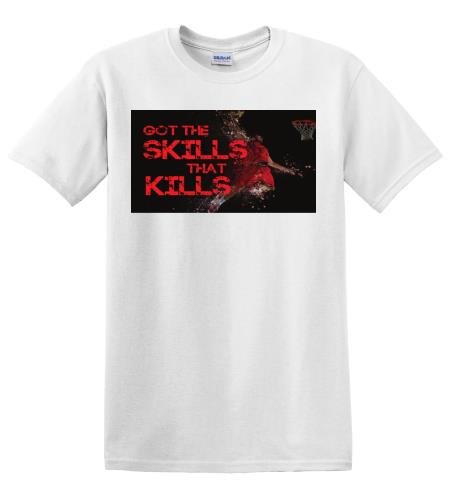 Epic Adult/Youth Skills that Kill Cotton Graphic T-Shirts. Free shipping.  Some exclusions apply.