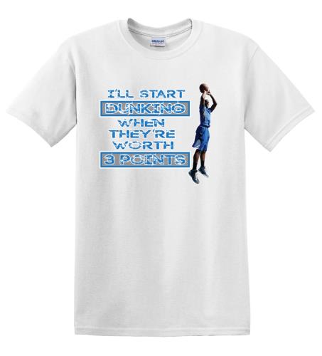 Epic Adult/Youth 3 Point Dunks Cotton Graphic T-Shirts. Free shipping.  Some exclusions apply.