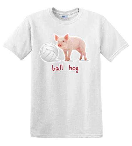 Epic Adult/Youth Volleyball Hog Cotton Graphic T-Shirts. Free shipping.  Some exclusions apply.