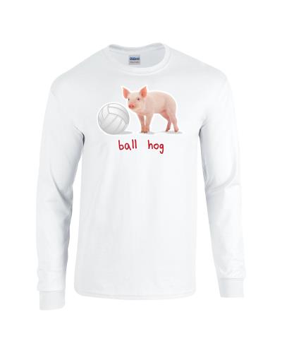 Epic Volleyball Hog Long Sleeve Cotton Graphic T-Shirts. Free shipping.  Some exclusions apply.