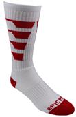 FANCY STRIPES - Cute Novelty Fun Design Crew-Socks (1-Pair)