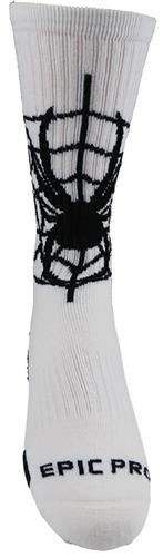SPIDER "N" WEB - Cute Novelty Fun Design Crew-Socks (1-Pair)