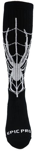 SPIDER "N" WEB - Cute Novelty Fun Design Kneehigh/OTC Socks PAIR