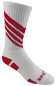 VICTORY "V" STRIPED - Cute Novelty Fun Design Crew-Socks (1-Pair)