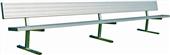 Bison Aluminum Player Benches With Backrest