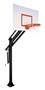 Attack Endura Bolt Down Basketball System with 36x60 Aluminum Backboard