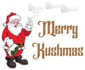 Epic Ladies Merry Kushmas V-Neck Graphic T-Shirts