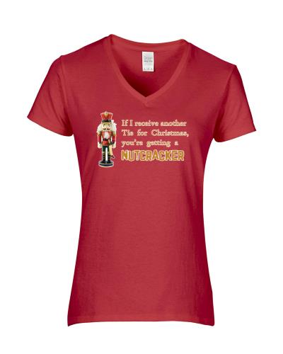 Epic Ladies Nutcracker V-Neck Graphic T-Shirts. Free shipping.  Some exclusions apply.