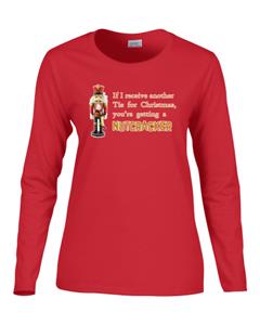 Epic Ladies Nutcracker Long Sleeve Graphic T-Shirts. Free shipping.  Some exclusions apply.