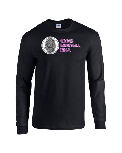 Epic Basketball DNA Long Sleeve Cotton Graphic T-Shirts. Free shipping.  Some exclusions apply.