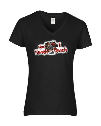 Epic Ladies I Teach V-Neck Graphic T-Shirts. Free shipping.  Some exclusions apply.