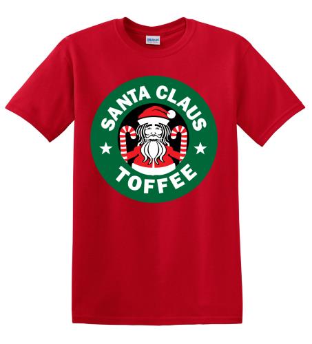 Epic Adult/Youth Santa Toffee Cotton Graphic T-Shirts