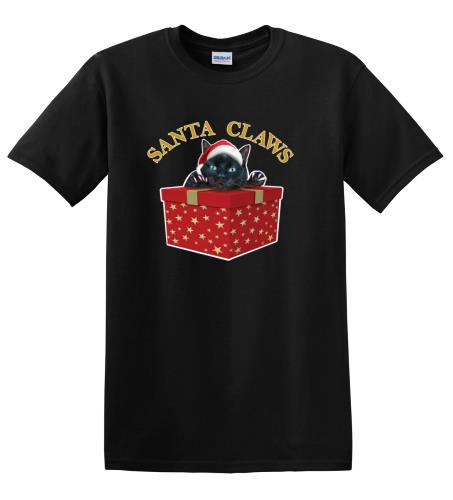 Epic Adult/Youth Santa Claws Cotton Graphic T-Shirts. Free shipping.  Some exclusions apply.