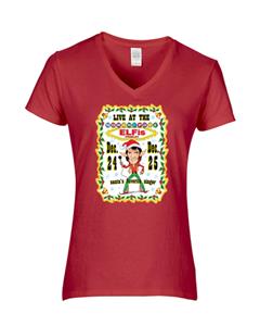 Epic Ladies Live at ELFis V-Neck Graphic T-Shirts. Free shipping.  Some exclusions apply.