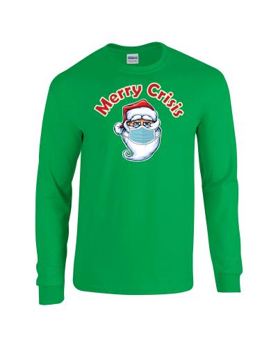 Epic Merry Crisis Long Sleeve Cotton Graphic T-Shirts. Free shipping.  Some exclusions apply.